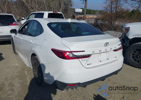 2025 Toyota Camry Se from USA, damaged, VIN 4T1DAACK2SU537087